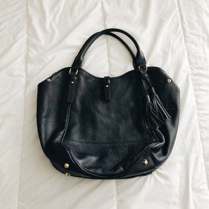 Blue J.Crew Leather Bag